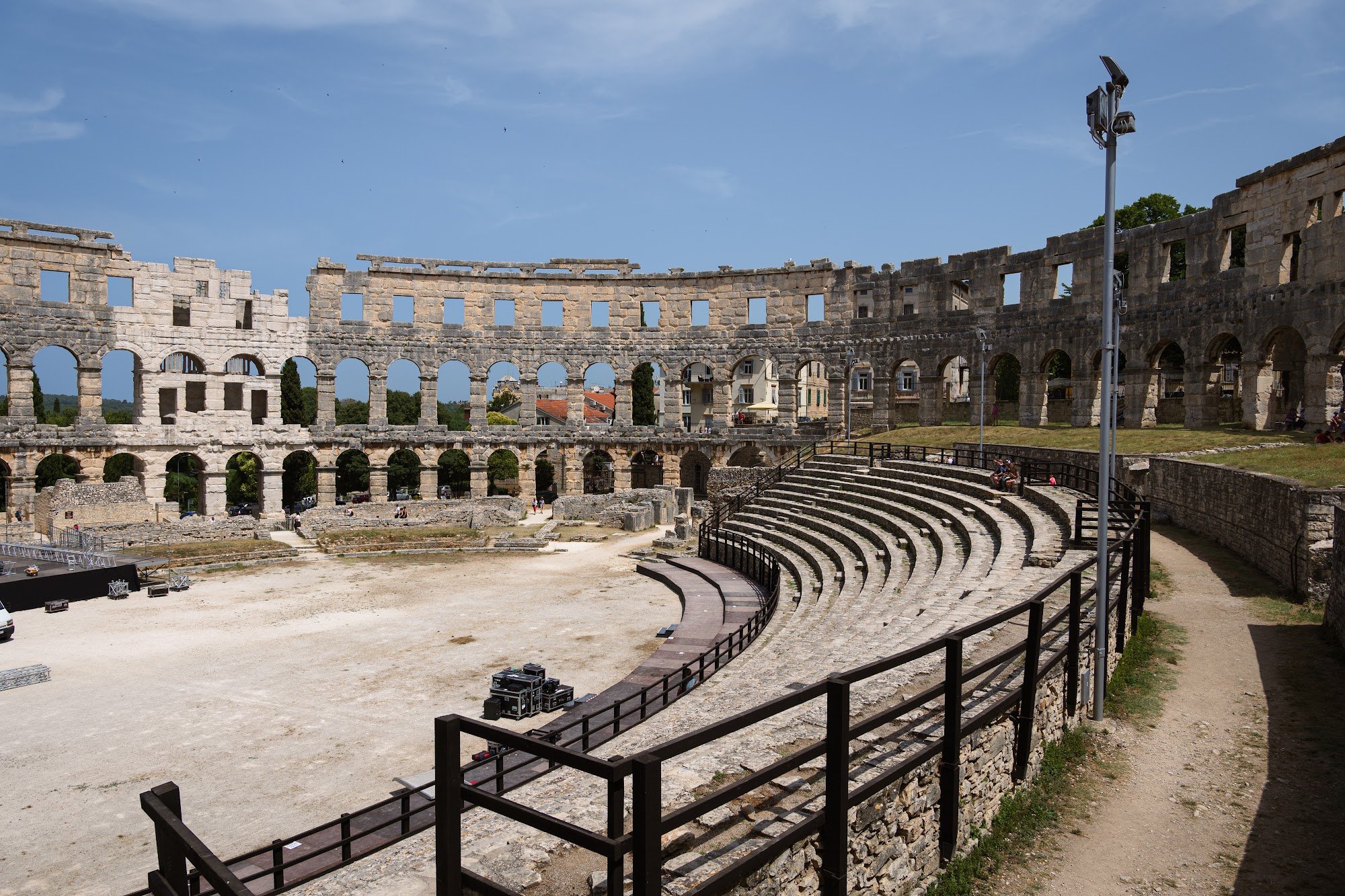 Gladiatorenkämpfe und Konzerte