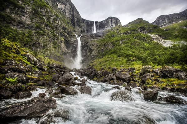 Norwegens höchster Wasserfall
