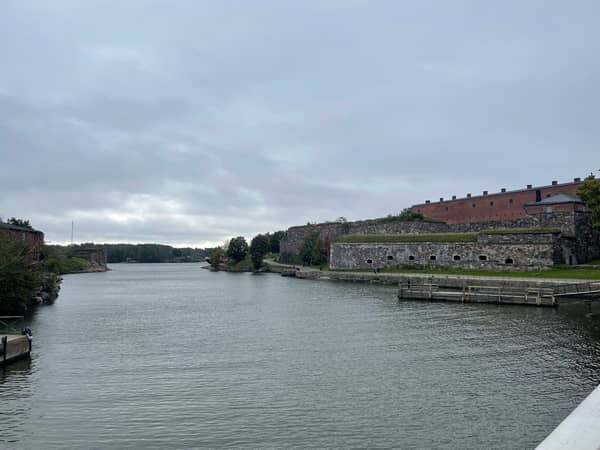 Historische Festung auf dem Meer