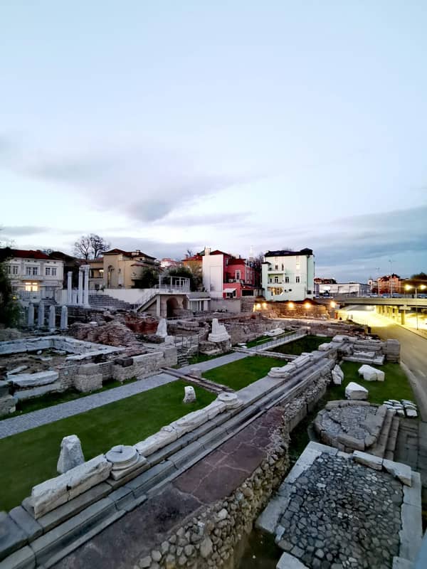 Römische Ruinen mitten in der Stadt