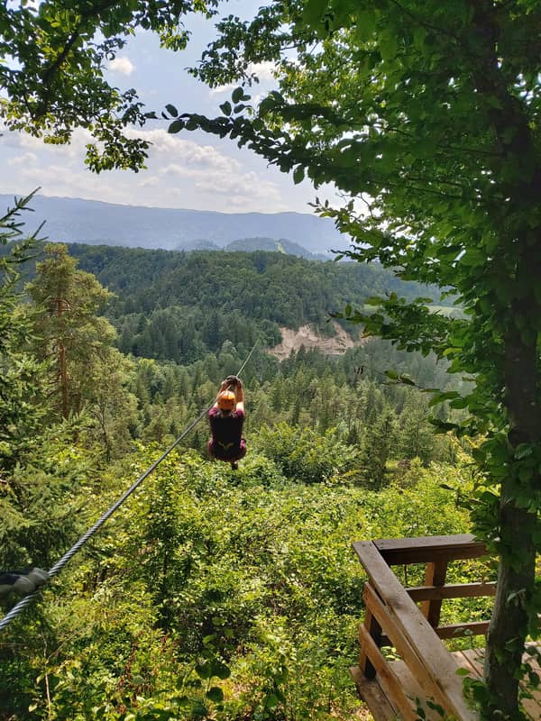 Adrenalin-Kick über Bleds Natur