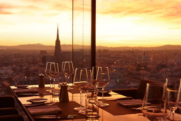 Dinner mit Aussicht und Glanz über den Dächern Wiens