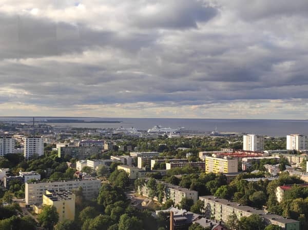 Blick über Tallinn aus 120m Höhe