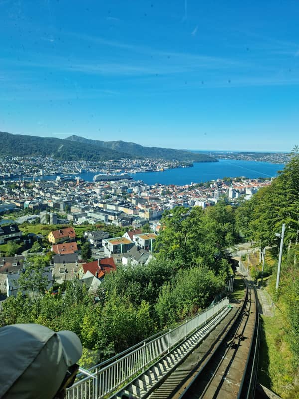 Atemberaubende Zugfahrt durch Fjorde