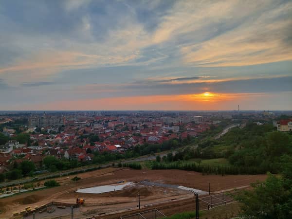 Atemberaubende Aussicht über Oradea