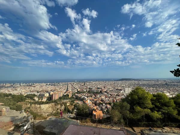 Atemberaubende Aussicht über Barcelona