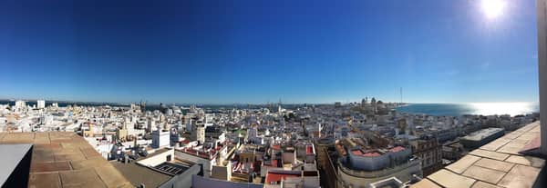 Cádiz aus der Vogelperspektive